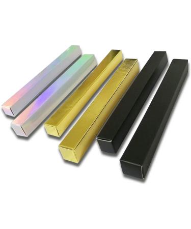 ANZKA 50 Pcs Golden Scale Nail Oil & Eyeliner Twist Pen Boxes - 5.7x0.63 Inch - Buy Online on SooperMarket.com