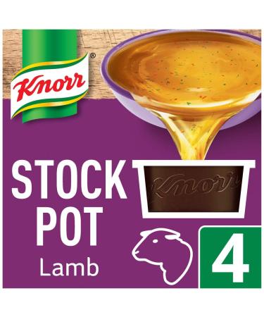 Knorr Lamb Stock Pots gluten-free to add a rich lamb flavour to your dishes 4x 28 g