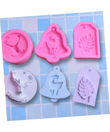 HAPINARY DIY Reindeer Candy Mold Chocolate Candy Molds Xmas Candy Cakesicles Mold Candles for Cake Christmas Candle Moulds Christmas Chocolate Molds Chocolate Silicone Molds 3D Gift Soap Violet 9.00X9.00X2.70CM - Buy Online on SooperMarket.com