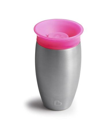 Munchkin 17061 10oz Stainless Steel Miracle 360 Sippy Cup - Assorted Colors - Buy Online on SooperMarket.com