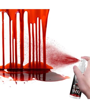 GANAZONO Halloween Party Supplies: 2PCS Fake Blood Spray for Clothes, Face & Eyes - Halloween Makeup Props Kit - Buy Online on SooperMarket.com