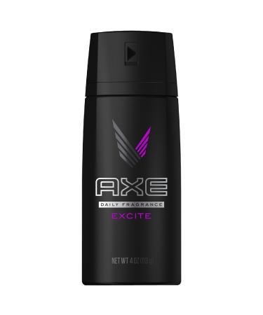 Axe Excite Body Spray - 4 oz (113 g) - Pack of 4 - Long-lasting Daily Fragrance - Buy Online on SooperMarket.com