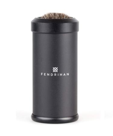 Fendrihan Black Anodized Travel Shaving Brush | Pure Badger Bristles | Made in Germany - International Shipping Available - Buy Online on SooperMarket.com