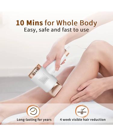 Aopvui IPL Laser Hair Removal Device for Women & Men - At-Home Whole Body Hair Remover | International Shipping Available - Buy Online on SooperMarket.com