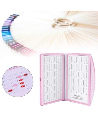 Nail Gel Polish Display Book Nail Polish Gel Color Display Card Acryl Gel Tips Manicure Salon Accessory(02) - Buy Online on SooperMarket.com