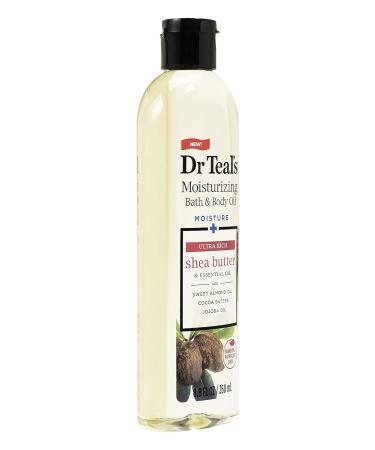 Dr. Teal's Shea Butter Bath & Body Oil Gift Set - 3 Pack (8.8oz Each) - Nourishing & Moisturizing Blend with Epsom Salt for Skin Relief - Buy Online on SooperMarket.com