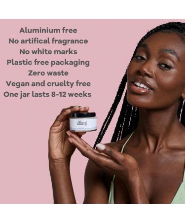 The Natural Deodorant Co Clean Deodorant Balm Palmarosa & Mandarin 55g Aluminium Free Plastic Free All Day Protection - Buy Online on SooperMarket.com