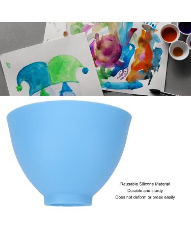 Silicone Mixing Bowl for Dentists | Multifunctional & Corrosion-Resistant Cosmetic Tool | Reusable Salon Plaster Bowl (Blue) - Buy Online on SooperMarket.com