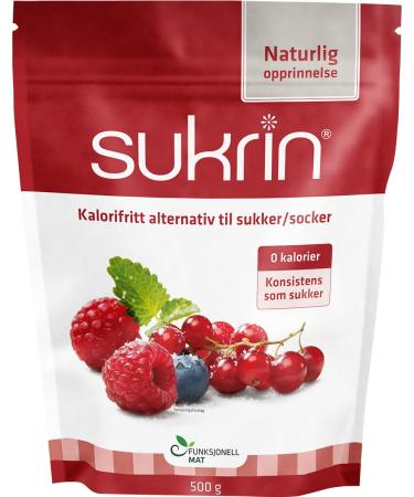 Sukrin Pur Erythritol Natural Calorie-Free Sugar Substitute 500g Pack for Healthy Baking & Cooking - Buy Online on SooperMarket.com