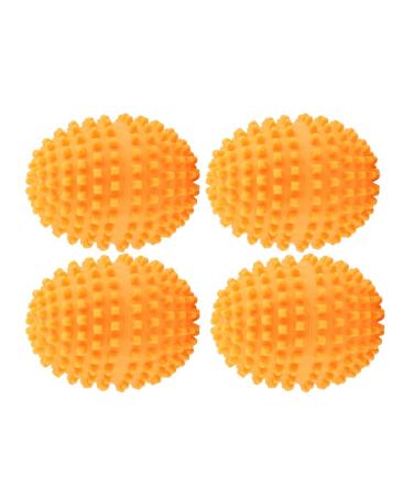 Reusable Laundry Ball Laundry Supplies Washing Balls 4Pcs/Set Orange Reusable Balls Washing Laundry Ball for Home Clothes Cleaning