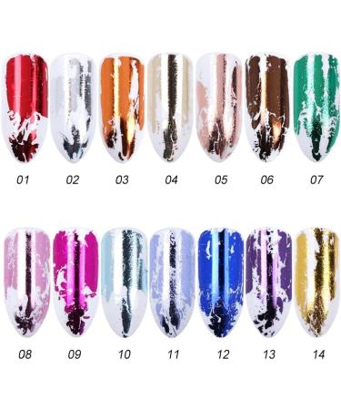 Holographic Nail Foil Sticker - Gold Transfer Nail Polish Stickers for Men & Women | 100x4cm Nail Art Tool - Buy Online on SooperMarket.com