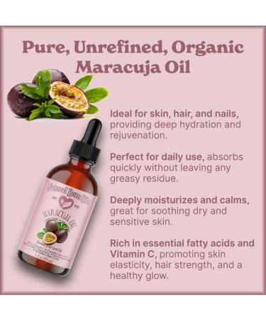 Natural Born Oils Maracuja Oil - 1 Gallon Organic Cold-Pressed Passion Fruit Oil for Radiant Skin & Healthy Hair - Buy Online on SooperMarket.com