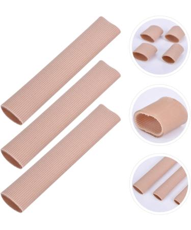 Healeved 15pcs Gel Toe Separators with Pressure Relief - Breathable Fabric Sleeves for Hammertoes, Bunions, and Toe Spreading - Pink (15X2.5X2.5CM) - Buy Online on SooperMarket.com
