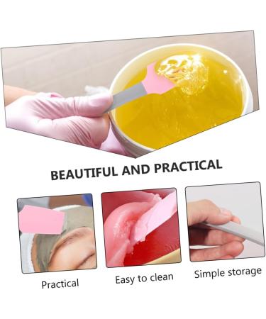 Magiclulu 15 PC Wax Knives & Silicone Spatulas for Makeup & Beauty - Mini Cosmetic Tools for Facial Cream Application - Buy Online on SooperMarket.com
