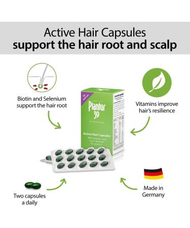 Plantur 39 Caffeine Shampoo and Hair Capsules Set - Prevents Hair Loss, Supports Growth & Thickening - Buy Online on SooperMarket.com