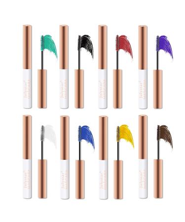 FantasyDay Long Lasting Smudge-Proof Mascara Set - Volumizing, Lengthening, Curling Eyelash Makeup - 8 Pcs 0.17 fl oz - False Lash Effect - Lift and Separate Eye Lashes - Buy Online on SooperMarket.com