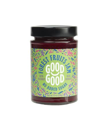 GOOD GOOD Sweet Forest Fruit Jam - Keto Friendly - Low Calorie Without Added Sugars - Vegan - Gluten Free - Preserves Forest Fruits