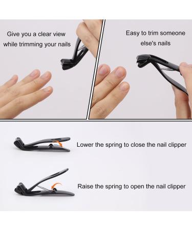 Nail Clippers for Thick Nails German Professional Toe Nail Cutter with Catcher Ultra Sharp Stainless Steel Toenail Clipper Set for Men Women Elderly Seniors Strong Heavy Duty for Thick Toenails - Buy Online on SooperMarket.com