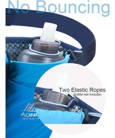 AONIJIE Hydration Belt with Water Bottle Holder - Blue Running Fanny Pack for Women Men, Fits 6.8 Phones, 24oz Bottles - Ideal for Walking, Skiing, Hiking, Running - Buy Online on SooperMarket.com
