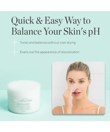 HydroPeptide Clarifying Toner Balance Control Pads - 60 Pads | Skin Balancing Formula - Buy Online on SooperMarket.com