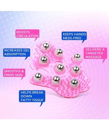 MagiDeal 6x Massage Gloves with 9 Rotating Balls - Full Body Massager for Ultimate Relaxation | International Shipping Available - Buy Online on SooperMarket.com