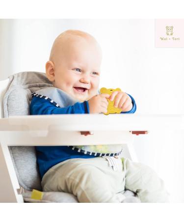 Wai + Tori Silicone Panda Teething Toy - Food Grade, BPA Free Teether for Babies | Perfect Baby Gift for Boys and Girls, Baby Shower/Birthday Gift - Buy Online on SooperMarket.com