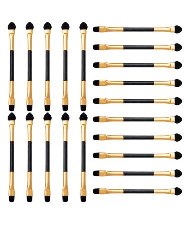 Baluue 20pcs Double Ended Eyeshadow Brush Eyeshadow Brush for Women Precision Eyeshadow Brush Eye Brush Makeup Brush Eye Makeup Kit Make up Eyeshadow Brush Makeup Eyeshadow Brush