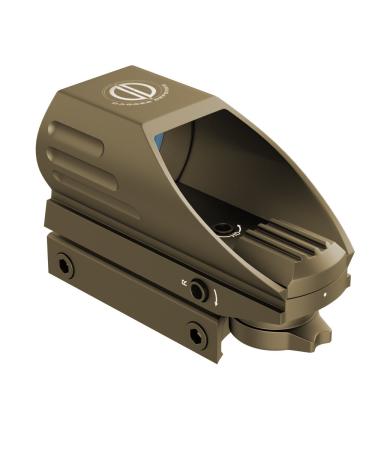 DD DAGGER DEFENSE -Combat Vet Owned Company- DDHT Series red dot Scope Optic-Reflex Sight- for Sighting and Sport tan