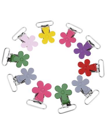 10pcs/lot De Clips Mini Plum Shaped Suction Cup Holder Suction Clips Suction Cup Holders for Children's Belts