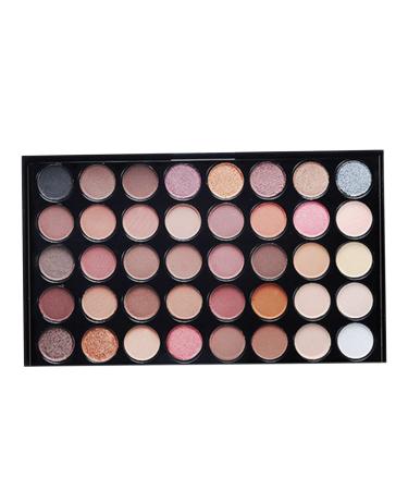 Rosvola Eye Makeup Palette Lasting Watercolor Pigment Matte and Glitter 40 Colors Lasting Versatile Eyeshadow for Daily Grooming (E40#1) 1 Count (Pack of 1)