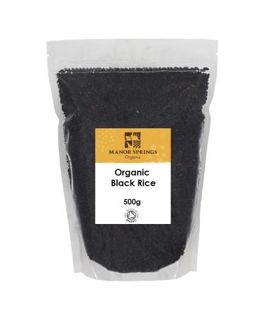 Organic Black Rice 500g by Manor Springs Organic