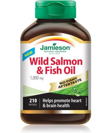 No Fishy Aftertaste Wild Salmon and Fish Oil 1 000 mg & Vitamin D 1 000IU 500 Tablets SUPPLEMENT + VITAMIN DR02223-157 - Buy Online on SooperMarket.com