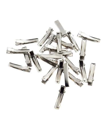 F Fityle 30/100 Pack Flat Single Prong Alligator Hair Clips - DIY Blanks - 32mm 30 Pieces for Crafting & Styling - Buy Online on SooperMarket.com