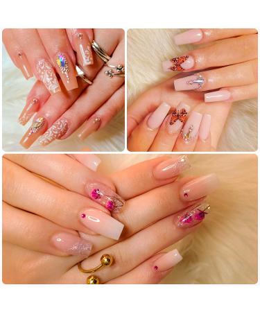 500pcs Medium Coffin Clear Acrylic Nail Tips with Acrylic Box - 10 Sizes Half Cover French False Nails for DIY Nails at Home or Salon - Buy Online on SooperMarket.com