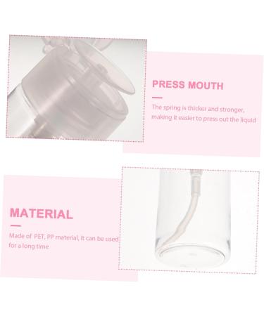 PLAFOPE 1 Set Nail Polish Remover Bottle Travel Empty Pump Bottle Empty Bottle Push down Pump Bottle Travel Bottle Liquid Press Pumping Makeup Remover Bottle White Pp - Buy Online on SooperMarket.com