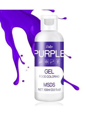 Shop Purple Food Color Gel - 100ml Concentrated Gel for Cakes Baking & DIY - Sugar-Free Ideal for Macarons Cookies & Easter Eggs - Buy Online on SooperMarket.com