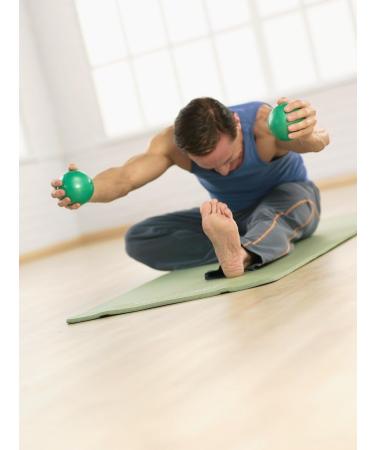 STOTT PILATES 3-Pound Green Toning Ball - Tone and Strengthen Muscles Efficiently - Buy Online on SooperMarket.com