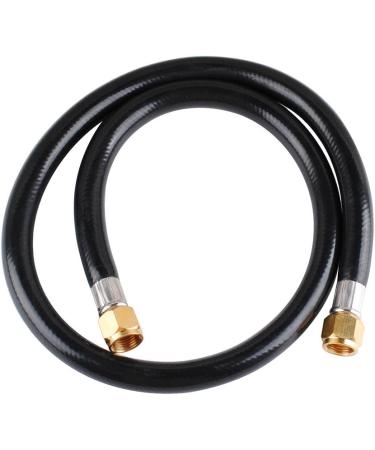 Wadoy RV Propane Hose Connector Assembly 3 Foot - 3/8" Female Flare x 3/8" Female Flare Quick Connect Hose 59913
