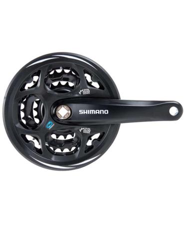 SHIMANO Altus FC-M311 3x7/8 Crankset Black 175mm, 42/32/22T