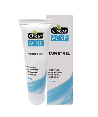 Chear Acne Target Gel 50g - with Salicylic Acid Blemish Spot Treatments Scar Removal Pimple for Adults and Teens