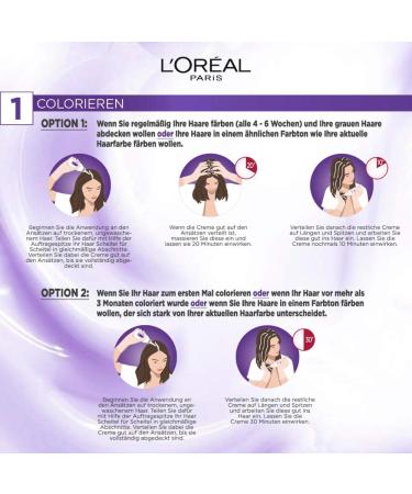 L'Or al Paris Excellence Cool Cream Hair Color - 100% Gray Coverage Ultra Cool Dark Blonde 6.11 258g Set with Shampoo & Care Cream - Buy Online on SooperMarket.com