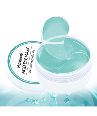 Under Eye Patches for Dark Circles and Puffiness - Hyaluronic Acid Under Eye Mask with Collagen for Wrinkles, Hydrating Eye Masks Skincare for Dry Eye & Eye Bags, 30 Pairs 02# Hyaluronic Acid