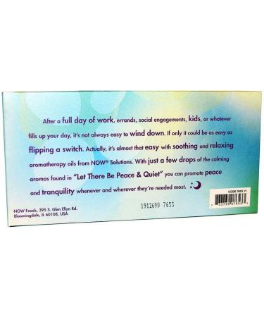 Now Foods Let There Be Peace & Quiet Essential Oils Kit - 4 Relaxing 10ml Bottles - Buy Online on SooperMarket.com