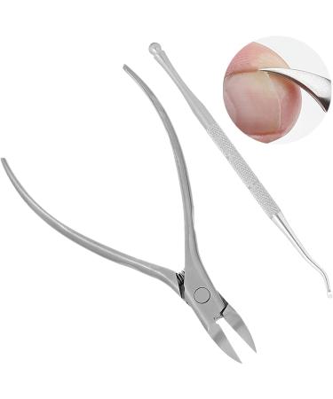 Cuticle Trimmer Angled Ends Cuticle Clipper Stainless Steel Streamlined Handle Not Easy To for Hand(Streamer Silver) - Buy Online on SooperMarket.com