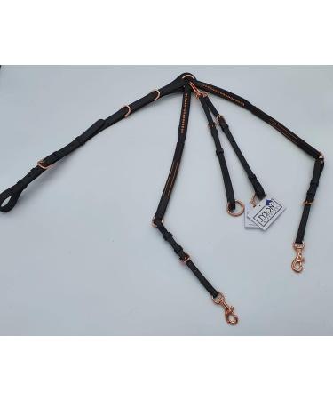 Shop Deister Brown Rose Gold Pink Leather Breastplate with Rhinestone Glitter Auxiliary Reins for Warmbloods - Premium eCommerce Store - Buy Online on SooperMarket.com