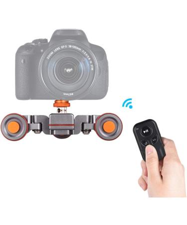 Andoer Track Dolly L4 PRO: Motorized 3-Wheel Camera Dolly with Wireless Remote Control - Gray - Buy Online on SooperMarket.com