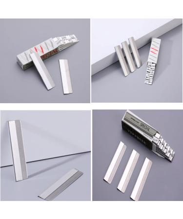 Single Edge Razor Blades - 60PCS Stainless Steel Eyebrow Razor Blade Replacement for Precision Shaving | International Shipping - Buy Online on SooperMarket.com