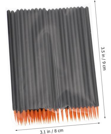 BELLIFFY 100pcs Disposable Eyeliner Brush Makeup Lip Lip Gloss Tool Brush Girl Fine Point 9x6.5cm As Shown - Buy Online on SooperMarket.com