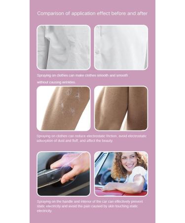 Static Shield Spray (2 Bottles) - Reduce Static in Clothes & Hair Anti-Frizz & Flat Crease Solution - Buy Online on SooperMarket.com