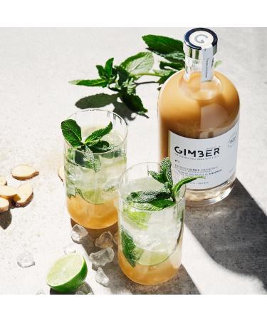 GIMBER Organic Ginger Concentrate 500 ml | Alcohol-Free Organic Drink Made from Ginger Lemon and Herbs | Premium Ginger Essence - Buy Online on SooperMarket.com